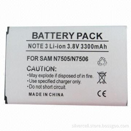 Li-ion Mobile Phone Battery for Samsung Note 3 Mini, with 3,300mAh Capacity
